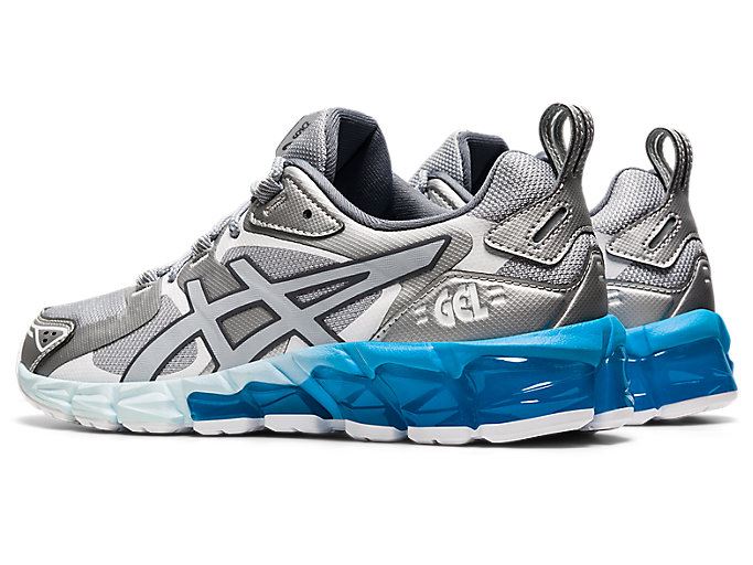 Grey / Blue Asics GEL-QUANTUM 180 Women's Sneakers | ZZLF9440