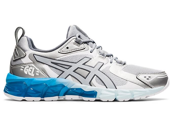 Grey / Blue Asics GEL-QUANTUM 180 Women's Sneakers | ZZLF9440