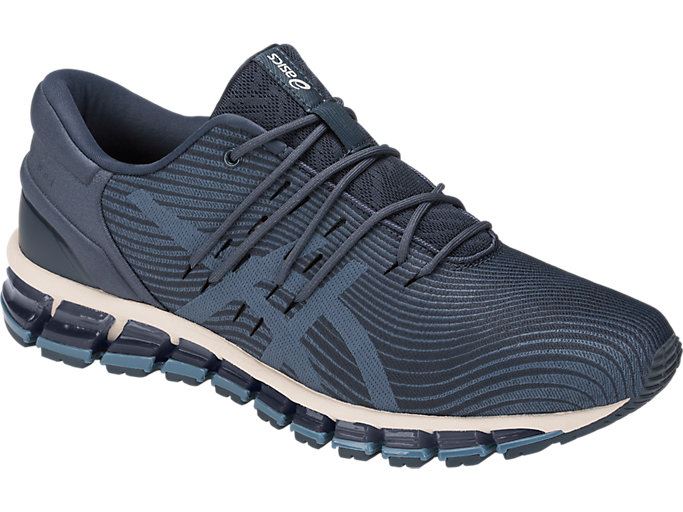 Grey Blue Asics GEL-Quantum 360 4 Men's Sneakers | GIJB0549