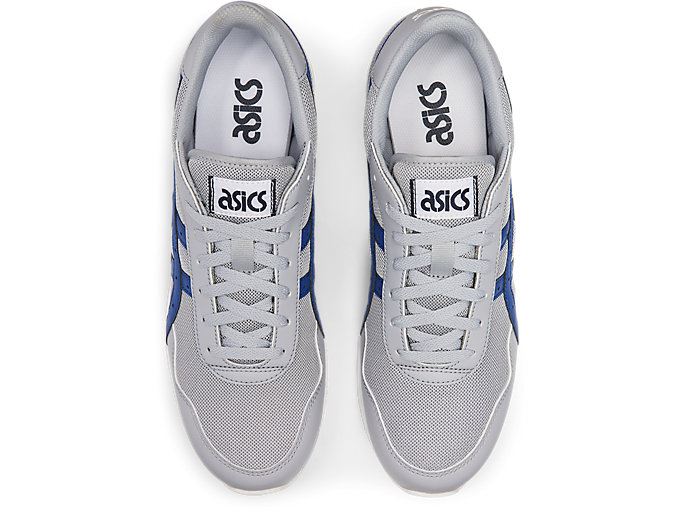 Grey / Blue Asics TIGER RUNNER Men's Sneakers | OEZK8394