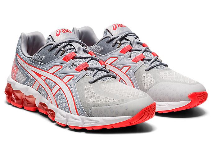 Grey / Coral Asics GEL-QUANTUM 180 5 Women's Sneakers | GYYJ9548