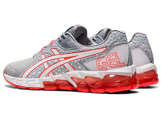 Grey / Coral Asics GEL-QUANTUM 180 5 Women's Sneakers | GYYJ9548