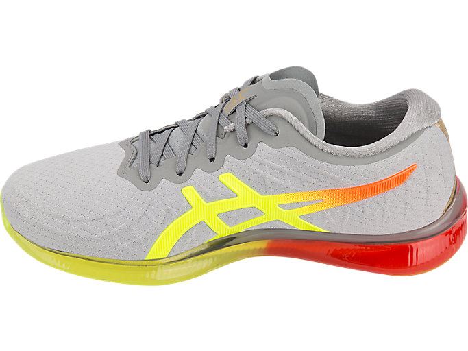 Grey / Coral Asics GEL-QUANTUM INFINITY Women's Sneakers | TQSB6686