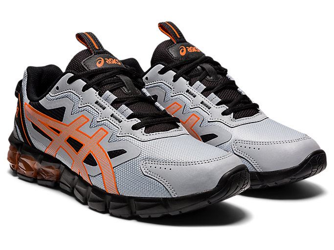 Grey / Gold Orange Asics GEL-QUANTUM 90 3 Men's Sneakers | TBUZ8579