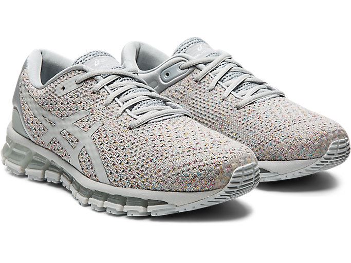 Grey / Grey Asics GEL-Quantum 360 Knit Women's Sneakers | MVPE9451