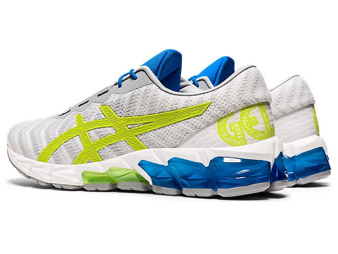 Grey / Light Green Asics GEL-QUANTUM 180 5 Men's Sneakers | QHXZ1334