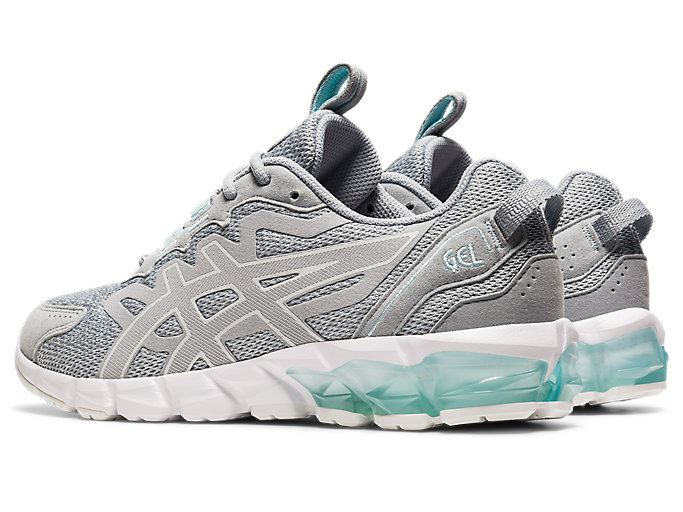 Grey / Light Turquoise Asics GEL-QUANTUM 90 3 Women's Sneakers | HOHM5195