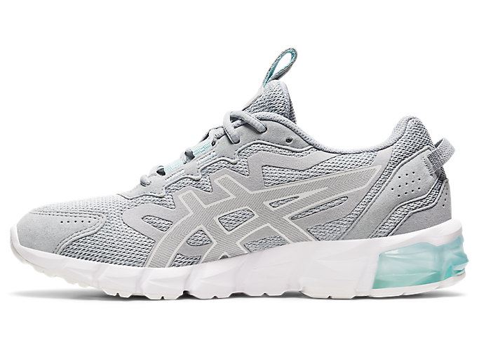 Grey / Light Turquoise Asics GEL-QUANTUM 90 3 Women's Sneakers | HOHM5195