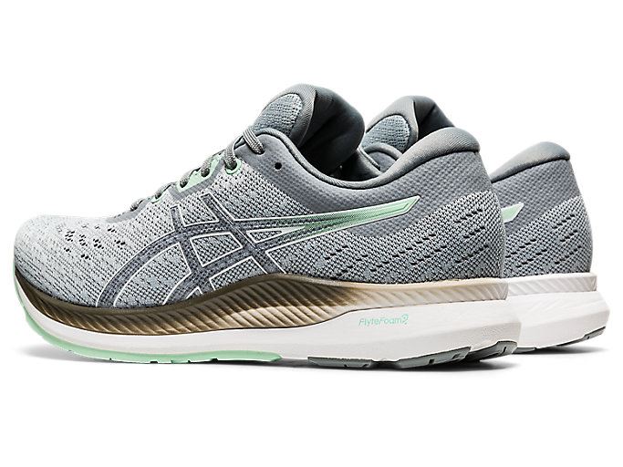 Grey / Mint Asics EVORIDE Women's Running Shoes | KHKH4071