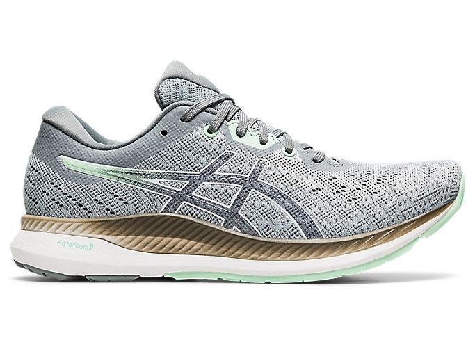 Grey / Mint Asics EVORIDE Women\'s Running Shoes | KHKH4071