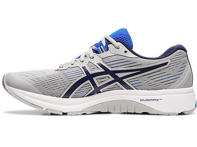 Grey / Navy Asics GT-1000 8 (4E) Men's Running Shoes | SIGG0441