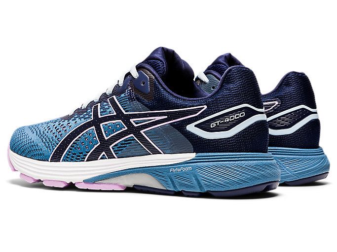 Grey / Navy Asics GT-4000 2 Men's Running Shoes | KQOD5571