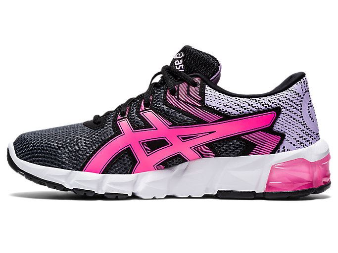 Grey / Pink Asics GEL-Quantum 90 2 GS Kids' Sneakers | LLVN5229