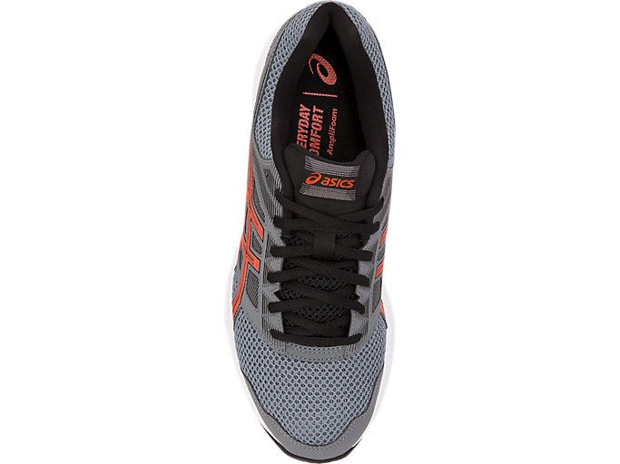 Grey / Red Asics GEL-CONTEND 5 Men's Running Shoes | ZCPO4802