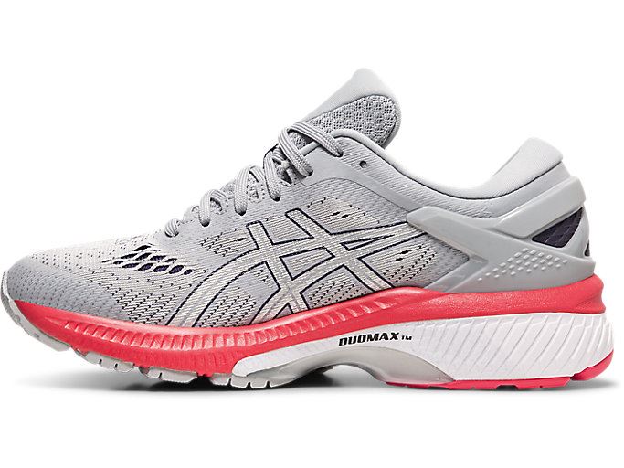 Grey / Silver Asics GEL-KAYANO 26 Women's Running Shoes | OPEO4532