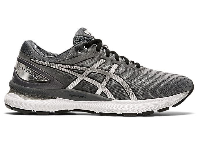 Grey / Silver Asics GEL-Nimbus 22 Platinum Men\'s Running Shoes | LMWJ8842