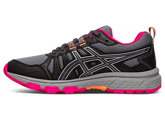 Grey / Silver Asics GEL-VENTURE 7 (D) Women's Trail Running Shoes | VWPP9676