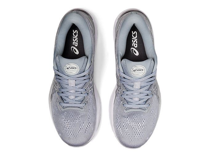 Grey / White Asics GEL-CUMULUS 23 Women's Running Shoes | XOVQ1218