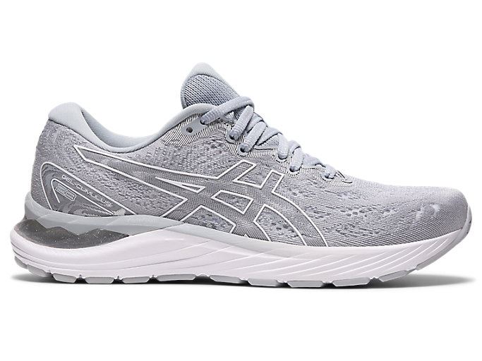 Grey / White Asics GEL-CUMULUS 23 Women\'s Running Shoes | XOVQ1218