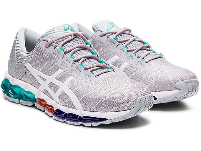 Grey / White Asics GEL-QUANTUM 360 5 JCQ Women's Sneakers | UORR0034