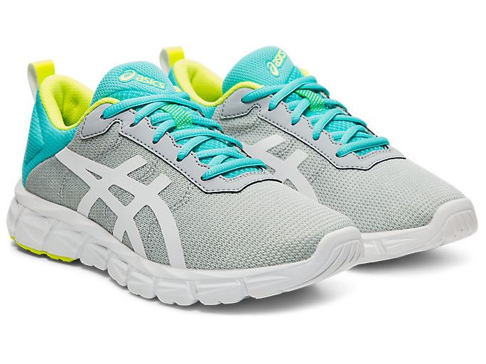 Grey / White Asics GEL-QUANTUM LYTE Kids' Sneakers | WJYQ3401