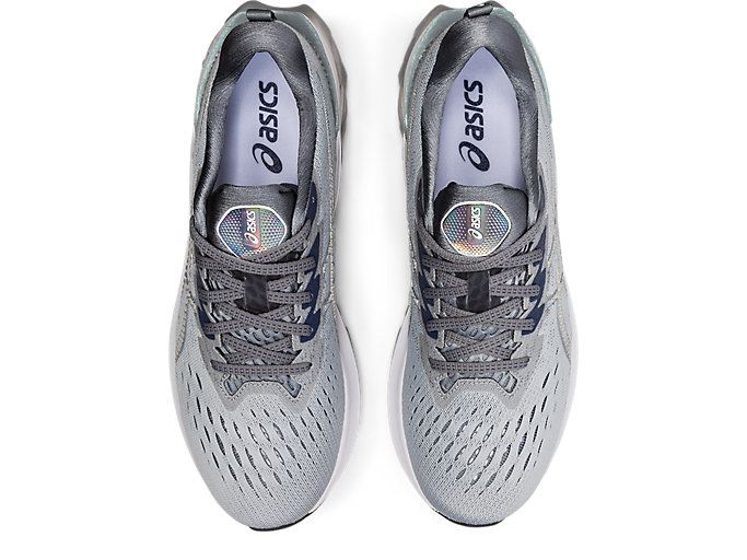 Grey / White Asics NOVABLAST 2 PLATINUM Men's Running Shoes | WQBY2981