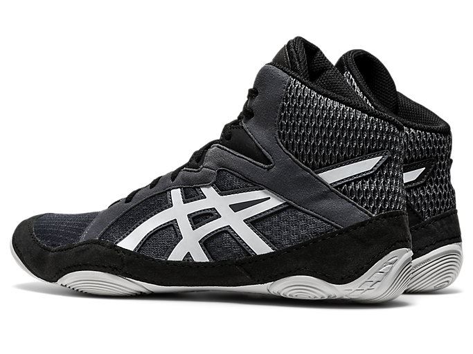 Grey / White Asics SNAPDOWN 3 (2E) Men's Wrestling Shoes | AZQX9978