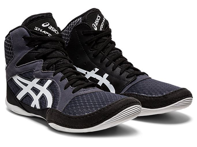 Grey / White Asics SNAPDOWN 3 GS Kids' Sneakers | HZKT5537