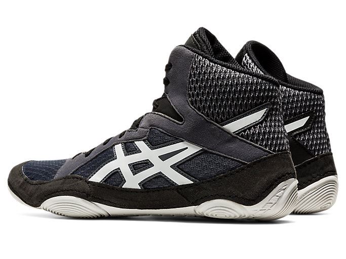 Grey / White Asics SNAPDOWN 3 Men's Wrestling Shoes | ZWAI5641