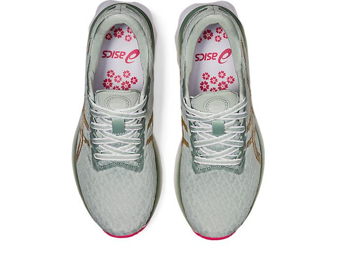 Lichen Rock / Champagne Asics DYNABLAST Women's Running Shoes | SIWO9177