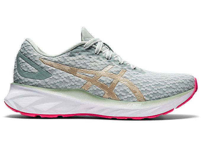 Lichen Rock / Champagne Asics DYNABLAST Women\'s Running Shoes | SIWO9177