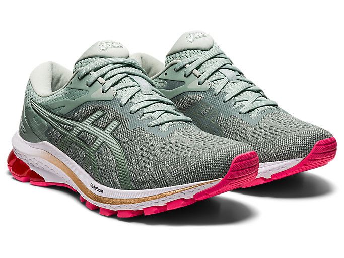 Lichen Rock / Champagne Asics GT-1000 10 Women's Running Shoes | LJSR1498