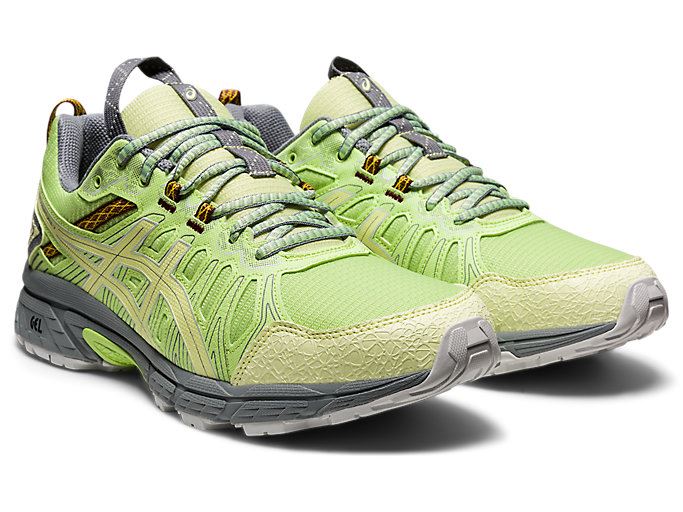 Light Green / Yellow Asics HN1-S GEL-VENTURE Men's Sneakers | MUOP8279