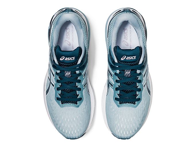 Light Grey / Blue Asics GT-2000 9 Women's Running Shoes | MPUE4108