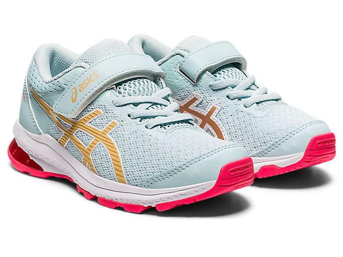 Light Turquoise Asics GT-1000 10 PS Kids' Sneakers | LKIT5853