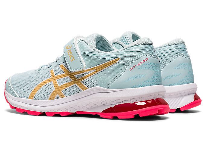 Light Turquoise Asics GT-1000 10 PS Kids' Sneakers | LKIT5853