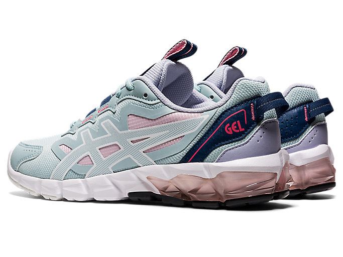 Light Turquoise / Dark Grey Asics GEL-QUANTUM 90 3 Women's Sneakers | IODT1453