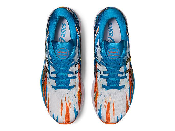 Light Turquoise / Gold Orange Asics GEL-NIMBUS 23 Men's Running Shoes | ZXHQ0603