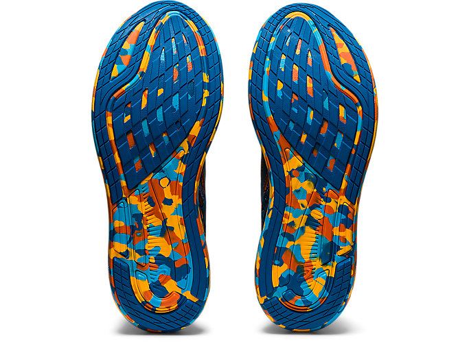 Light Turquoise / Gold Orange Asics NOOSA TRI 13 Men's Running Shoes | LZUA3653