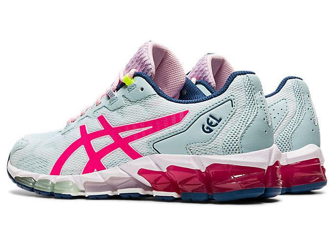 Light Turquoise / Pink Asics GEL-QUANTUM 360 6 Women's Sneakers | RWBN4855