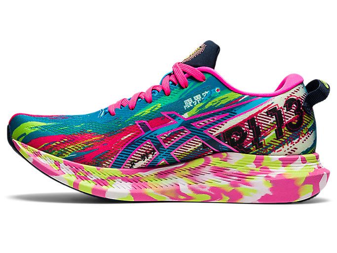 Light Turquoise / Pink Asics NOOSA TRI 13 Women's Running Shoes | BMYI8767