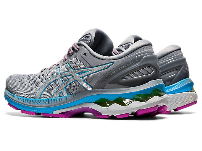 Light Turquoise / Silver Asics GEL-KAYANO 27 Women's Running Shoes | VNEK8660