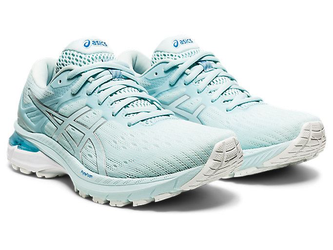 Light Turquoise / Silver Asics GT-2000 9 Women's Running Shoes | ULUE8588