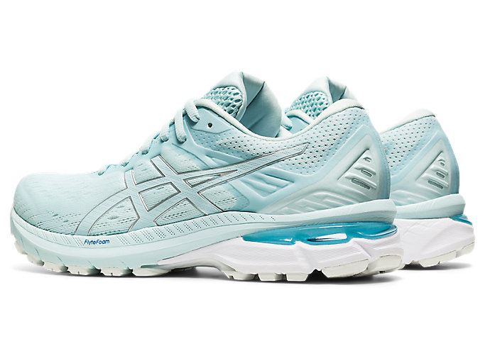 Light Turquoise / Silver Asics GT-2000 9 Women's Running Shoes | ULUE8588