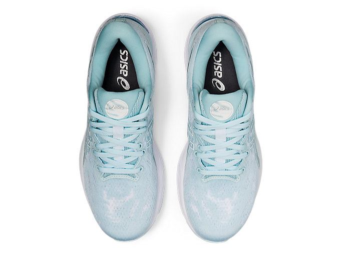 Light Turquoise / White Asics GEL-CUMULUS 23 Women's Running Shoes | ADSI1019