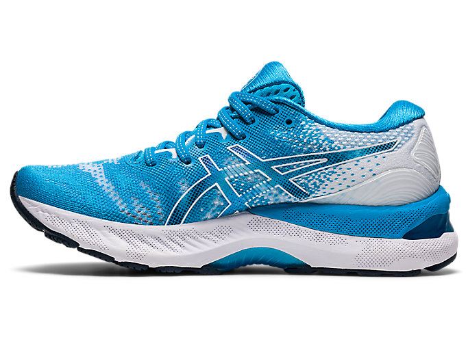 Light Turquoise / White Asics GEL-NIMBUS 23 Women's Running Shoes | CMCO0456