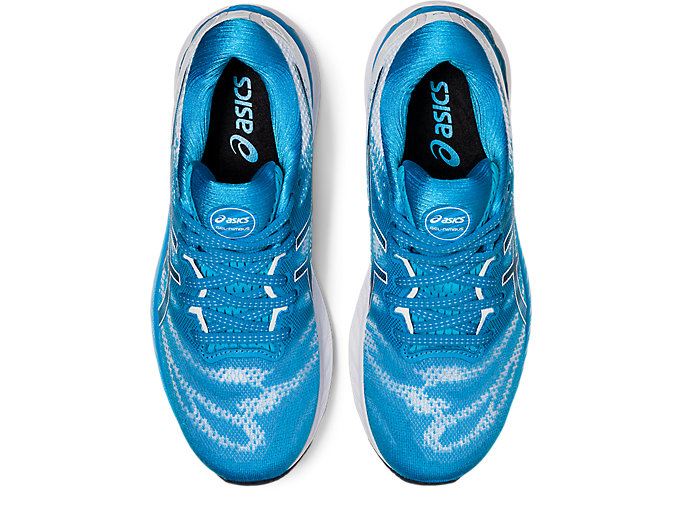 Light Turquoise / White Asics GEL-NIMBUS 23 Women's Running Shoes | CMCO0456