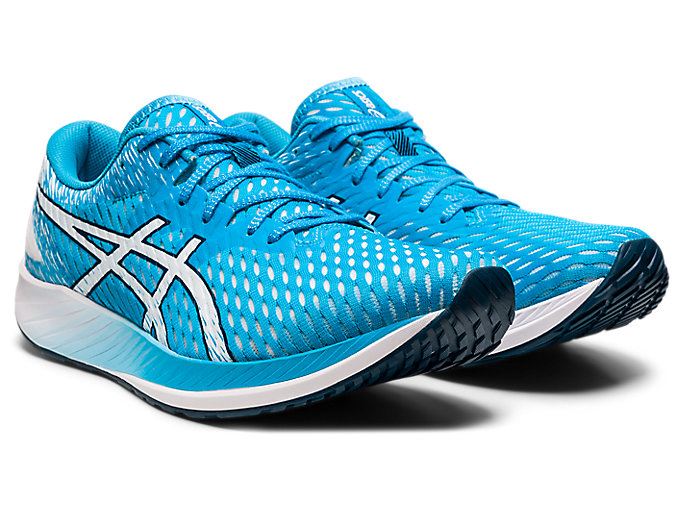 Light Turquoise / White Asics HYPER SPEED Men's Running Shoes | KEFZ3278