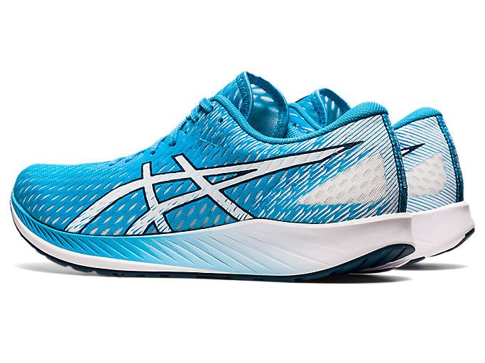 Light Turquoise / White Asics HYPER SPEED Men's Running Shoes | KEFZ3278