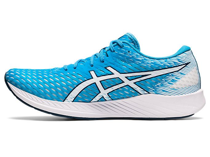 Light Turquoise / White Asics HYPER SPEED Men's Running Shoes | KEFZ3278